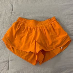 Bright orange hotty hot short 2.5